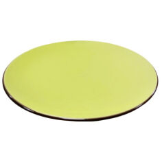 Акция на Тарелка обеденная керамическая 26.7 см Terra Limited Edition YF6037-1 зеленая от Podushka