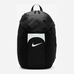 Акция на Рюкзак спортивний тканинний вміщує формат А4 Nike CLUB CAP U CB FUT WSH L DV0761-011 30 л Чорний/Білий от Rozetka