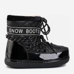 Акція на Жіночі зимові черевики високі DeeZee WS19002-01 36 Чорні від Rozetka