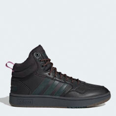 Акция на Чоловічі черевики зимові Adidas Hoops 3.0 Mid WTR GZ6681 44.5 (10UK) 27.6 см Чорні от Rozetka