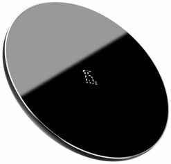 Акция на Baseus Simple Wireless Charger 15W USB-C version Black (WXJK-B01) от Y.UA