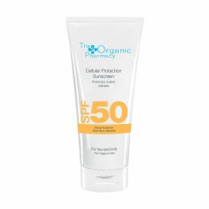 Акція на Сонцезахисний крем для обличчя та тіла The Organic Pharmacy Cellular Protection Sun Cream SPF50, 100 мл від Eva