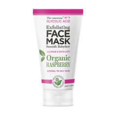 Акція на Маска The Conscious 9 Glycolic Acid Exfoliating Face Mask Organic Raspberry для нормальної та жирної шкіри обличчя, 50 мл від Eva