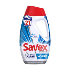 Акція на Гель для прання Savex Premium White для білих тканин, 21 цикл прання, 945 мл від Eva