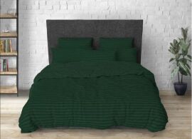 Акция на Підковдра MirSon Полуторна 143х210 см Бязь 17-0612 Stripe Emerald от Rozetka