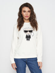 Акция на Світшот жіночий Karl Lagerfeld 11271.2 XL (48) Молочний от Rozetka