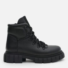 Акция на Жіночі зимові черевики високі ISSA PLUS OB2-380 37 24 см Чорні от Rozetka