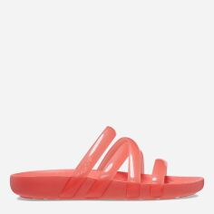 Акция на Жіночі шльопанці для пляжу Crocs Splash Glossy Strappy Neon Watermelon 208537-6VT-W7 37-38 23 см Рожеві от Rozetka