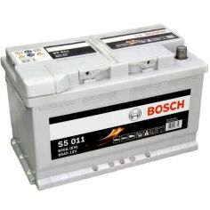 Акція на Автомобильный аккумулятор Bosch 85Ah-12v (S5011), R+, EN800 (5237869267) (0092S50110) від MOYO