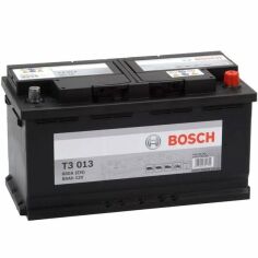 Акция на Автомобильный аккумулятор Bosch 88Ah-12v (T3013), R+, EN680 (5237869284) (0092T30130) от MOYO