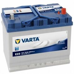 Акція на Автомобильный аккумулятор Varta 70Ah-12v BD (E23), R+, EN630 Азия (523799) (570 412 063) від MOYO