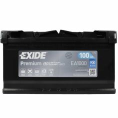 Акция на Автомобильный аккумулятор Exide 100Ah-12v Premium, R+, EN900 (5237607293) (EA1000) от MOYO