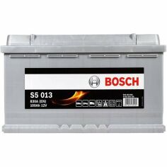 Акція на Автомобильный аккумулятор Bosch 100Ah-12v (S5013), R+, EN830 (169640) (0092S50130) від MOYO