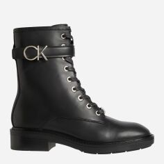 Акція на Жіночі черевики високі Calvin Klein HW0HW01254BAX 39 Чорні від Rozetka