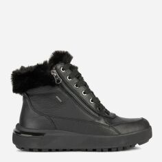 Акція на Жіночі зимові черевики низькі Geox D26QSA 00046 C9999 37 Чорні від Rozetka
