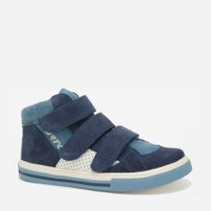 Акція на Підліткові демісезонні черевики для хлопчика Bartek 097281-004-II 36 Блакитні від Rozetka