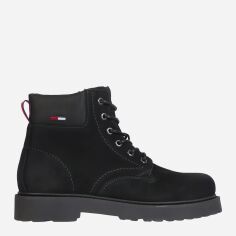Акція на Чоловічі черевики високі Tommy Jeans THIEM0EM01059BDS 43 Чорні від Rozetka