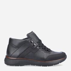Акция на Чоловічі зимові черевики низькі RIEKER B7619-00 41 Чорні от Rozetka