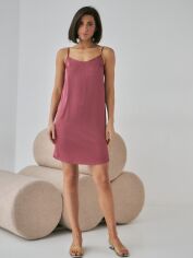 Акция на Нічна сорочка жіноча BARWA garments 0167 L Темно-рожева от Rozetka