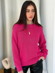 Акція на Джемпер жіночий ARTKNIT Cotton L/XL Фуксія від Rozetka