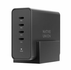 Акція на Native Union Wall Charge 4xUSB-C Desktop GaN Pd 140W Black (FAST-PD140-BLK-EU) від Y.UA