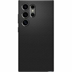 Акція на Чехол Spigen для Samsung Galaxy S24 Ultra Liquid Air Matte Black (ACS07287) від MOYO