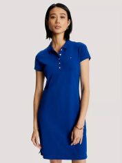Акция на Плаття-футболка міні літнє жіноче Tommy Hilfiger 76J3205-C7L(Midnight Blue) S Синє от Rozetka