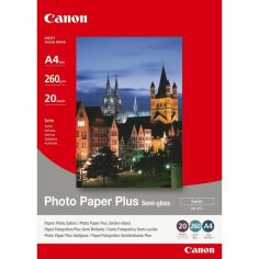 Акція на Фотобумага Canon A4 Photo Paper Plus Semi-gloss SG-201 20л (1686B021) від MOYO