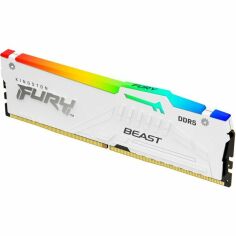 Акція на Память ПК Kingston DDR5 32GB 6000 FURY Beast Белый RGB XMP (KF560C40BWA-32) від MOYO