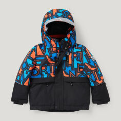 Акция на Дитяча зимова лижна куртка для хлопчика C&A 2173929b85 104 см Чорна от Rozetka