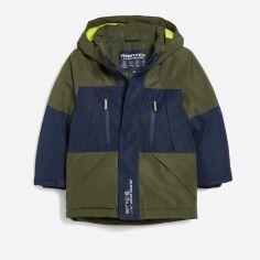 Акция на Дитяча демісезонна довга куртка для хлопчика C&A 29700-2173922 92 см Синьо-зелена от Rozetka