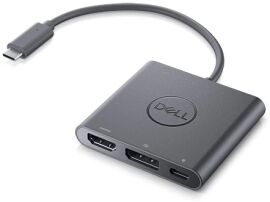 Акция на Dell Adapter USB-C to Hdmi + USB-C + DisplayPort with Power Delivery (470-AEGY) от Y.UA