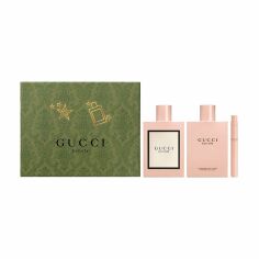 Акция на Парфумований набір Gucci Bloom жіночий (парфумована вода, 100 мл + лосьйон для тіла, 100 мл + парфумована вода, 10 мл) от Eva