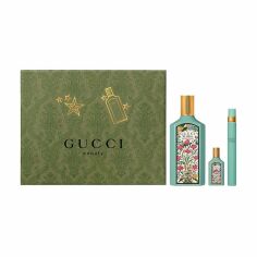 Акція на Парфумований набір жіночий Gucci Flora Gorgeous Jasmine (парфумована вода, 100 мл + парфумована вода, 5 мл + парфумована вода, 10 мл) від Eva