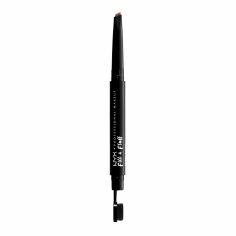 Акция на Олівець-помада для брів NYX Professional Makeup Fill and Fluff Eyebrow Pomade Pencil, 03 Auburn, 0.2 г от Eva