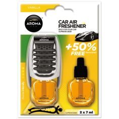 Акция на Ароматизатор воздуха Aroma Car Supreme Duo Slim 8мл - Vanilla (92251) (5907718922516) от MOYO