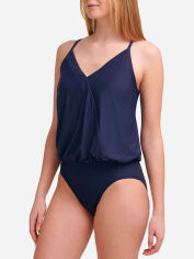 Акція на Купальник злитий жіночий Calvin Klein Underwear 947515313 L Синій від Rozetka