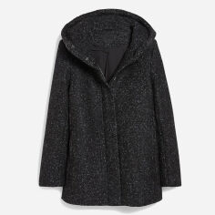 Акция на Пальто зимове з капюшоном жіноче C&A 2181852 42 Темно-сіре от Rozetka
