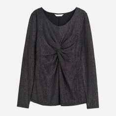Акція на Блузка для вагітних жіноча H&M 1106275_люрекс S Чорна від Rozetka