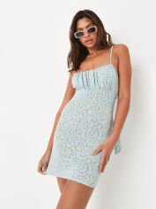 Акція на Сукня коротка літня жіноча Missguided GD-00064880 40 Блакитна від Rozetka