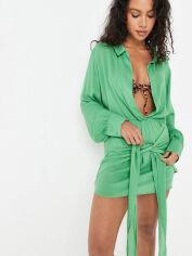 Акция на Плаття-сорочка міні літнє жіноче Missguided GD-00064540 44 Зелене от Rozetka