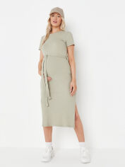 Акція на Плаття-футболка для вагітних міді літнє жіноче Missguided GD-00064663 36 Оливкова від Rozetka