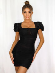 Акція на Плаття-футболка вечірнє коротке жіноче Missguided GD-00062775 38 Чорне від Rozetka