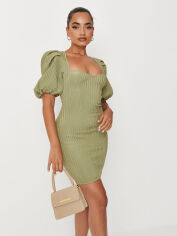 Акція на Сукня коротка жіноча Missguided GD-00063342 36 Оливкова від Rozetka