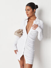 Акція на Плаття-сорочка коротке жіноче Missguided GD-00062744 38 Біле від Rozetka