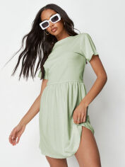 Акція на Плаття-футболка коротке літнє жіноче Missguided GD-00063916 34 Оливкове від Rozetka