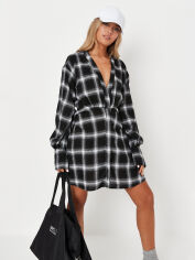 Акція на Сукня коротка жіноча Missguided GD-00062774 36 Чорно-біла від Rozetka