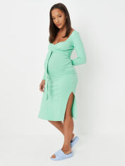 Акція на Плаття-футболка для вагітних міді літнє Missguided GD-00062945 34 М'ятне від Rozetka