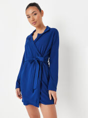 Акція на Сукня на запах коротка жіноча Missguided GD-00062728 38 Синя від Rozetka