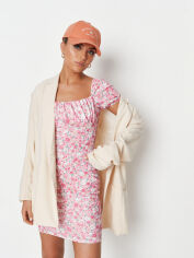 Акция на Плаття-футболка міні літнє жіноче Missguided GD-00064104 36 Рожеве от Rozetka